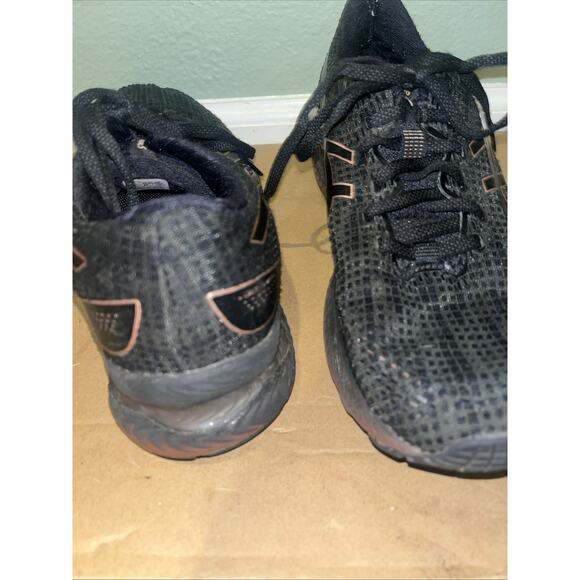 ASICS Women’s Sneakers Shoes Gel Saiun Black Rose Gold 1012B232 Size 10.5 - Picture 5 of 11